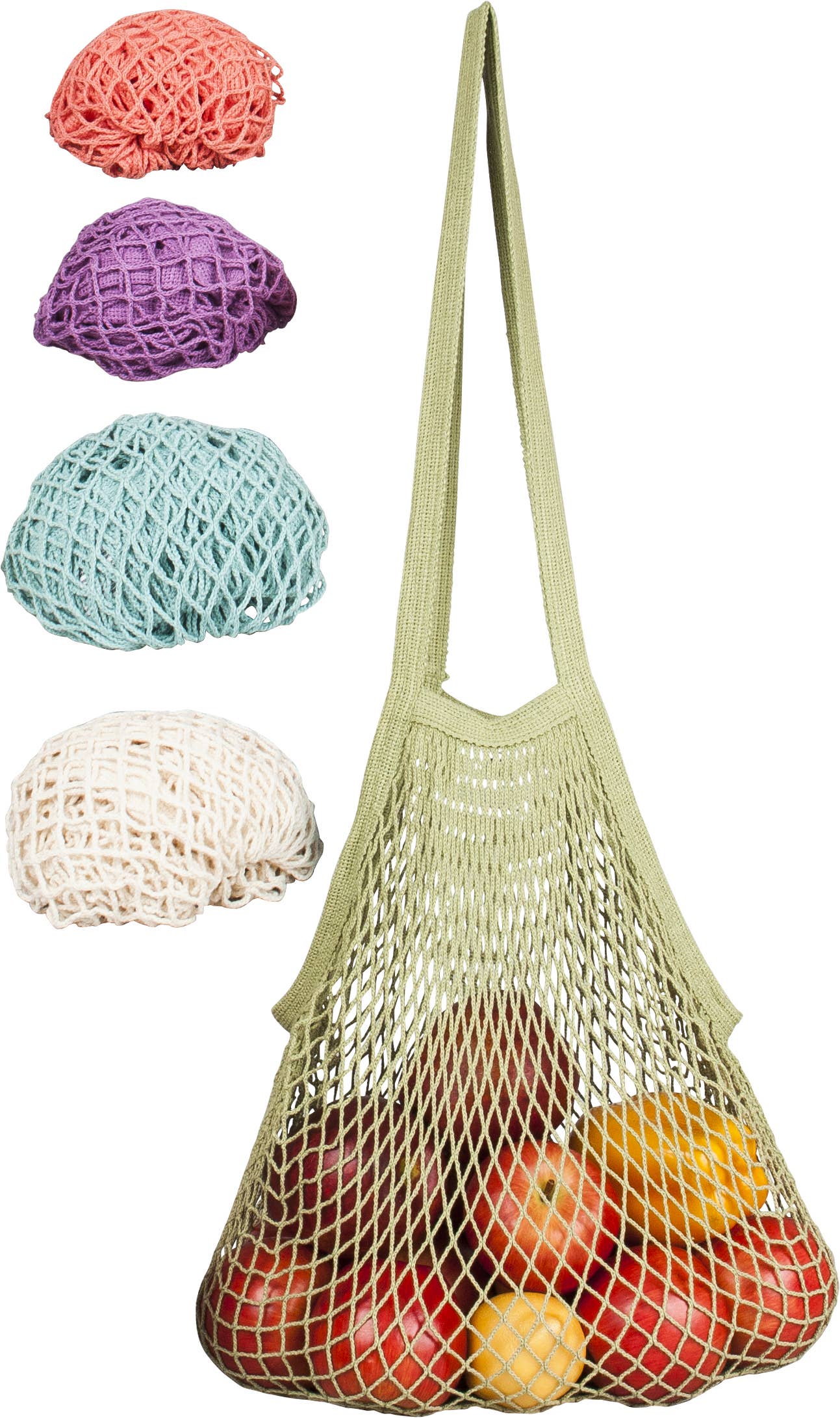 ECOBAGS String Bag Pastels - Long Handle
